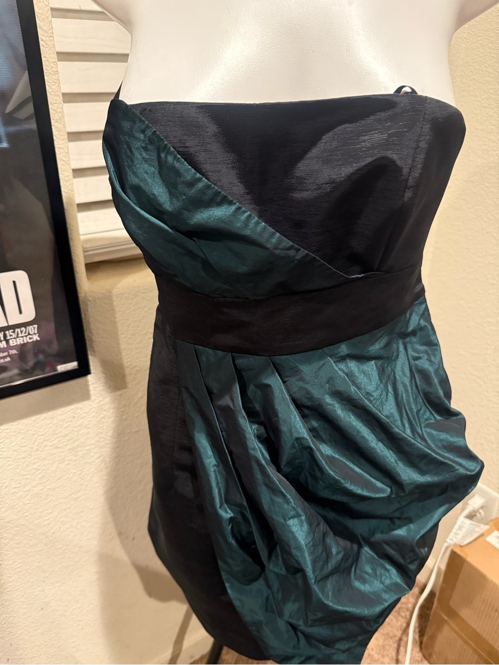 bcbgeneration aquamist asymmetrical dress